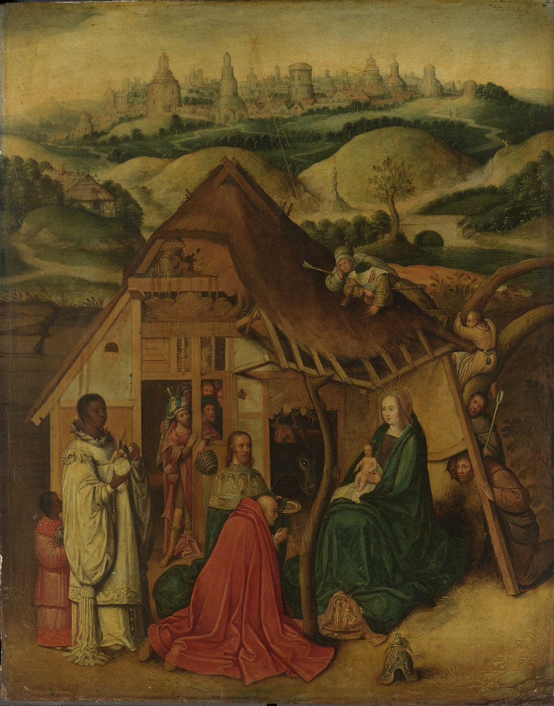 Detail of Adoration of the Magi by Jheronimus Bosch
