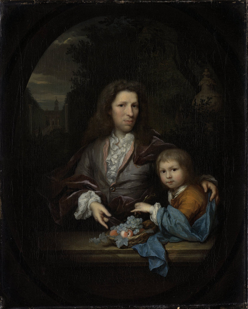 Detail of Jan van de Poll and his Son Harmen Hendrick by Arnold Boonen