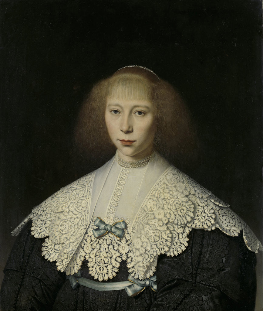 Detail of Agatha Geelvinck by Dirck Dircksz. van Santvoort