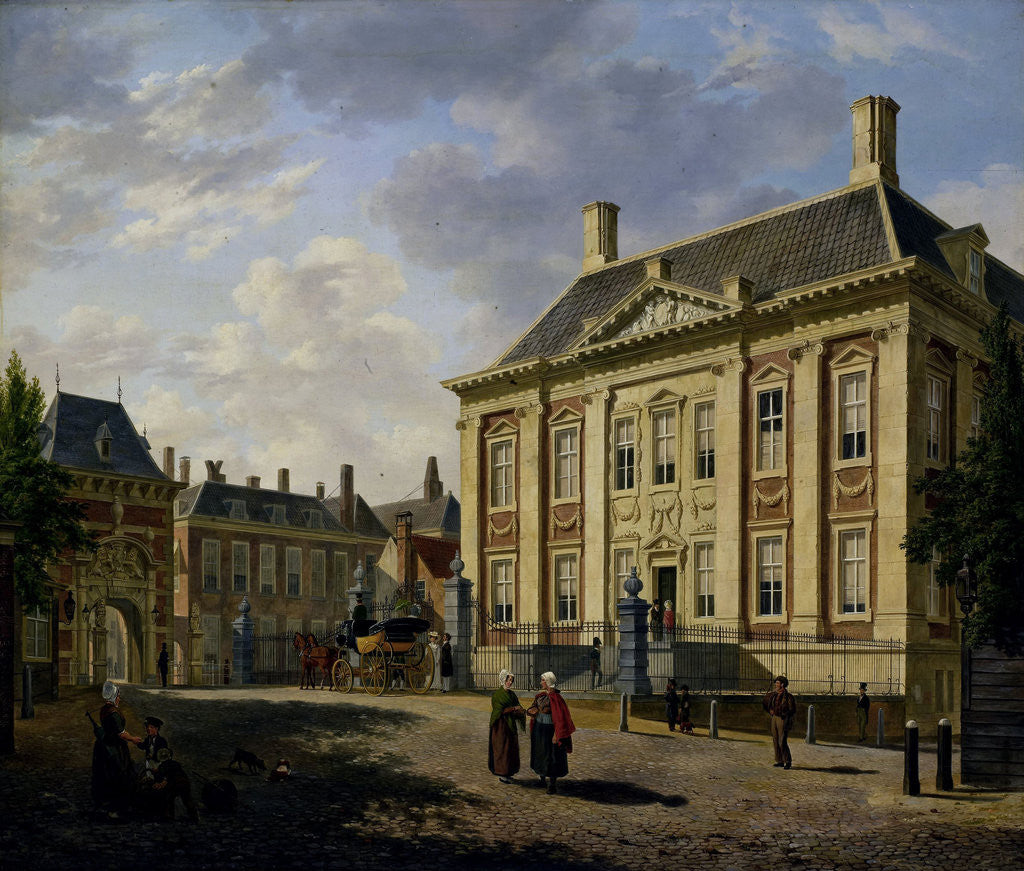 Detail of Mauritshuis in The Hague, The Netherlands by Bartholomeus Johannes van Hove
