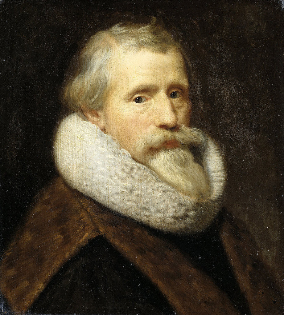 Detail of Self-portrait by Paulus Moreelse