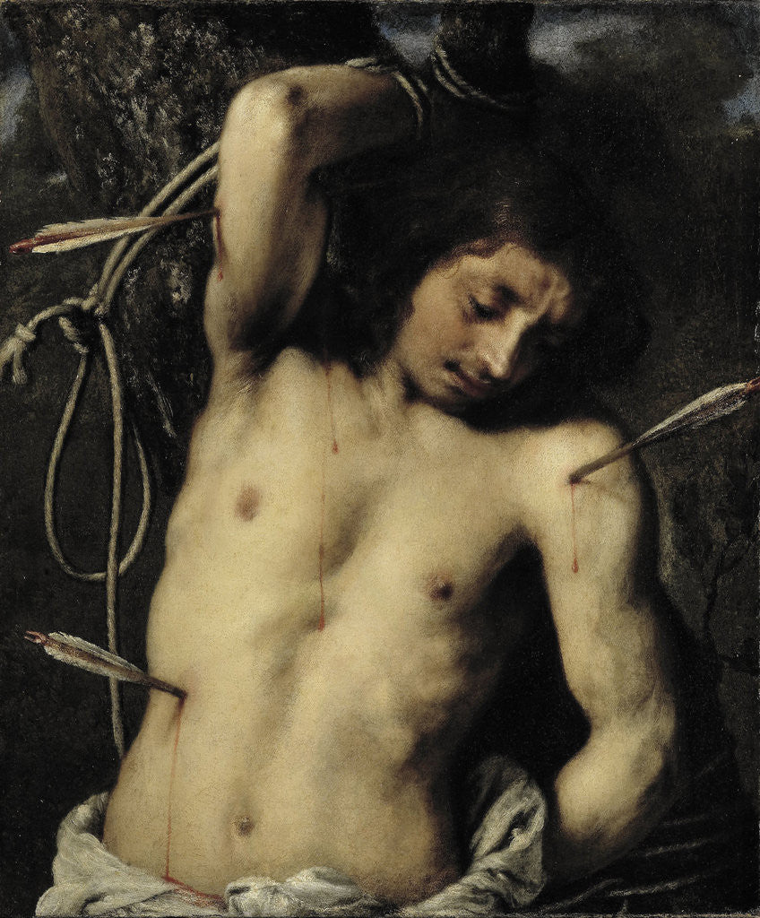 Detail of Saint Sebastian by Juan Carreño de Miranda