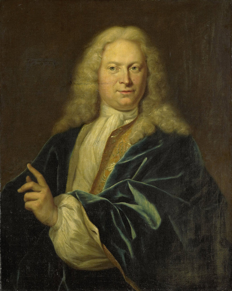 Detail of Portrait of Jan Hendrik van Heemskerck, Count of the Holy Roman Empire by Jan Maurits Quinkhard