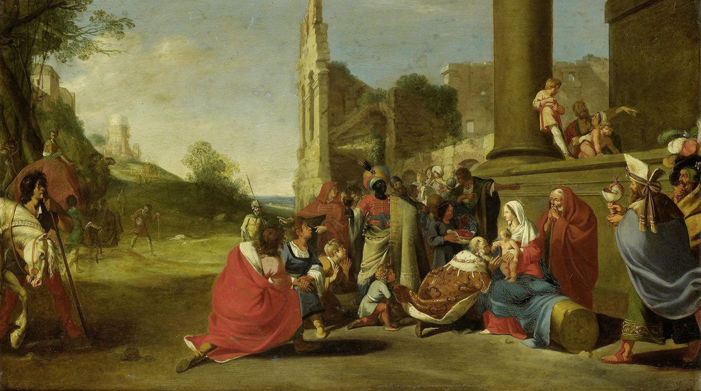 Detail of Adoration of the Magi by Circle of Bartholomeus Breenbergh