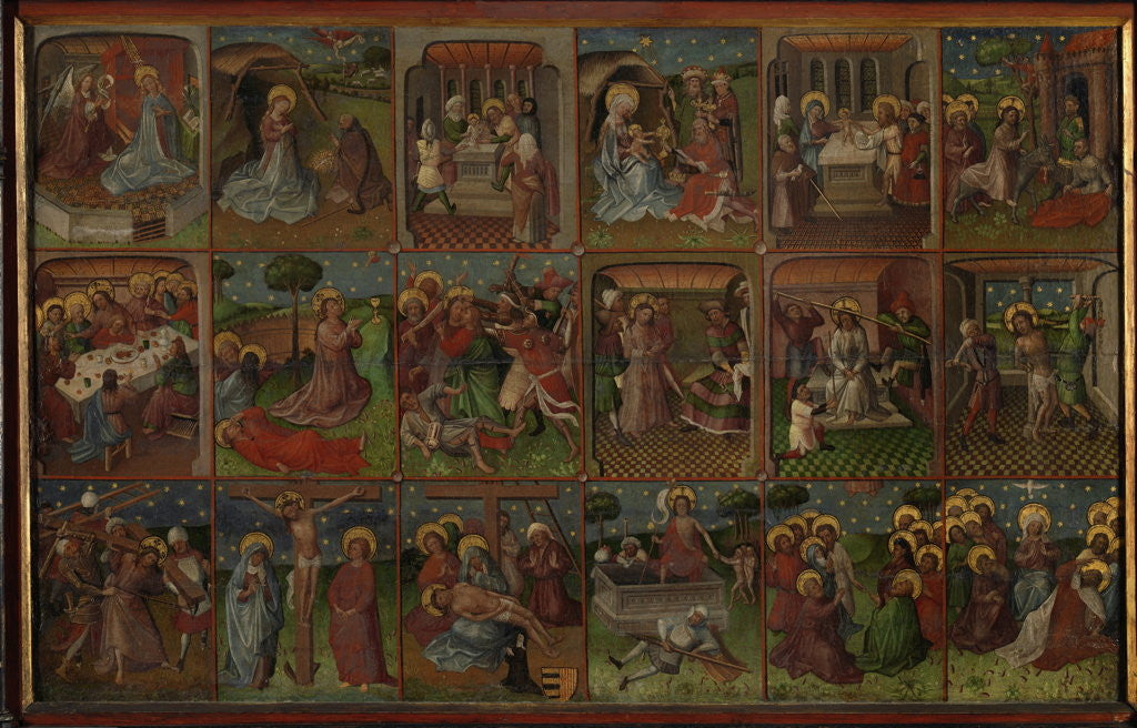 Detail of Scenes from the life of Christ by Anonymous