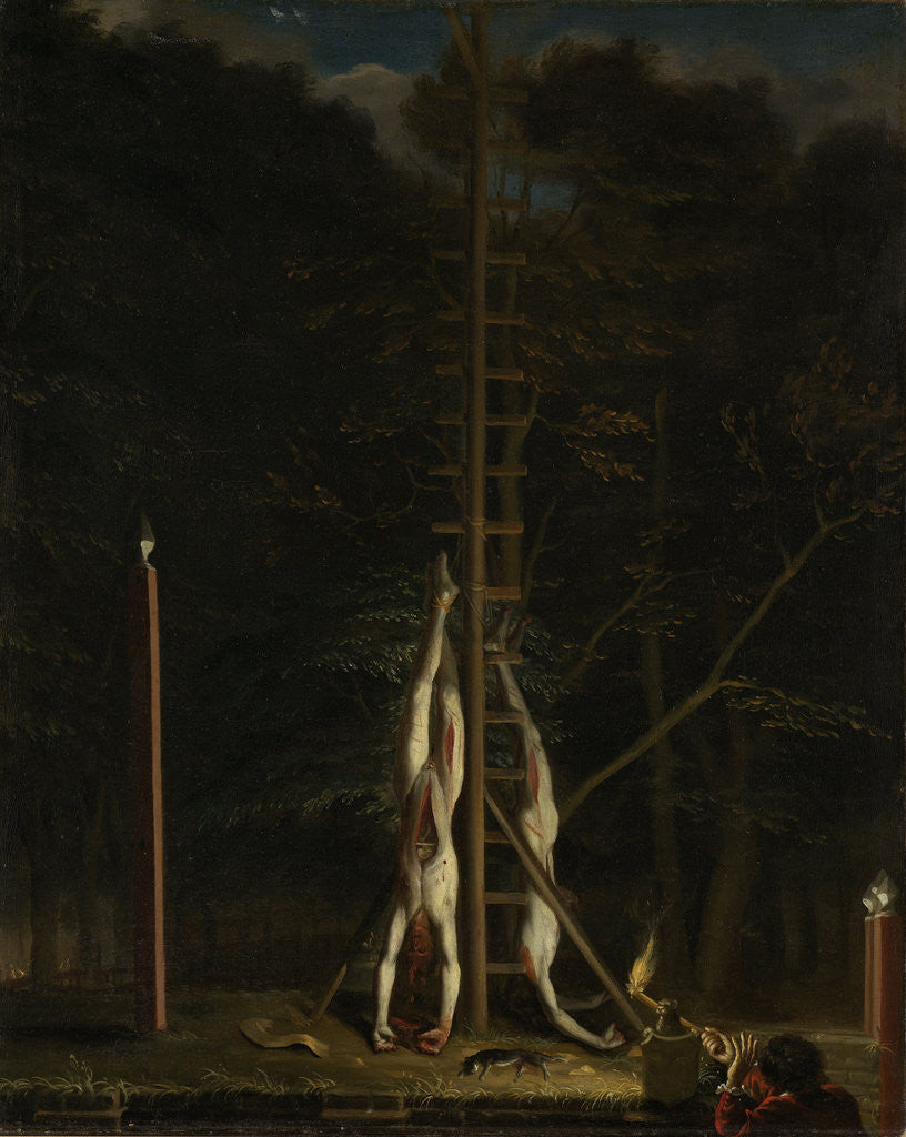 Detail of The Corpses of the De Witt Brothers by Jan de Baen