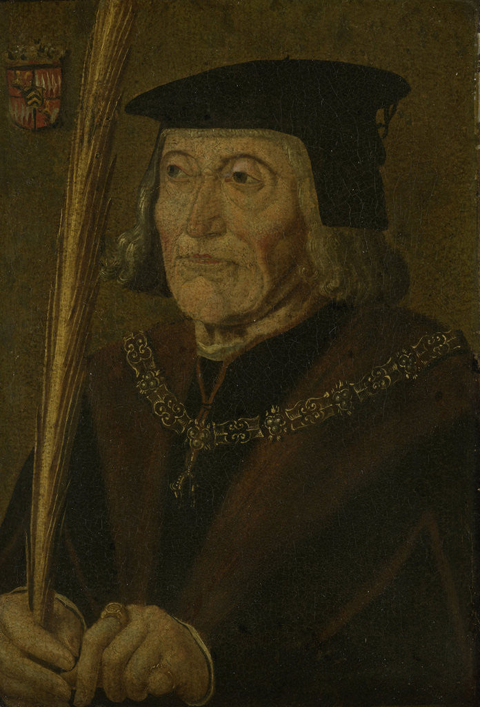 Detail of Portrait of Jan van Egmond by Anonymous