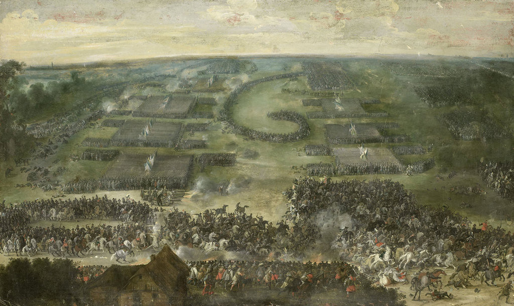 Detail of A battle by Peter Snayers