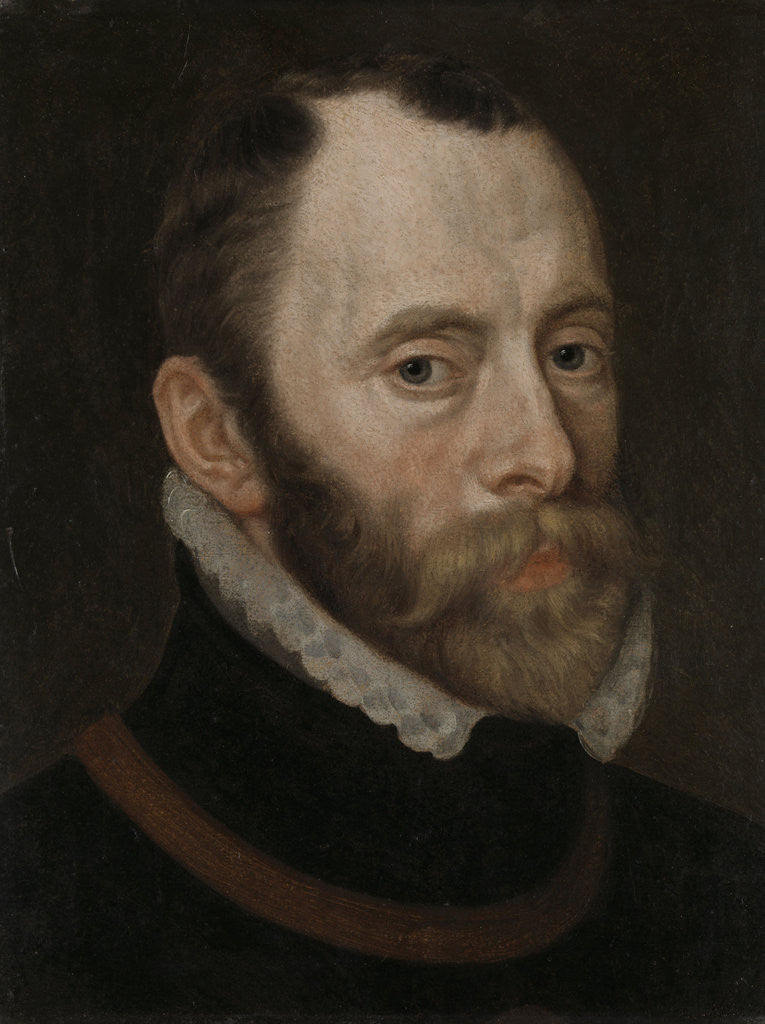 Detail of Portrait of Philippe de Montmorency, Count of Hoorne, Admiral of the Netherlands, Member of the Council of State by Anonymous