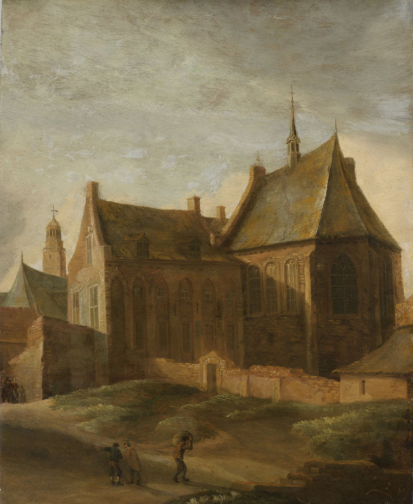 Detail of Convent of Saint Agnes in Utrecht, The Netherlands by Pieter des Ruelles