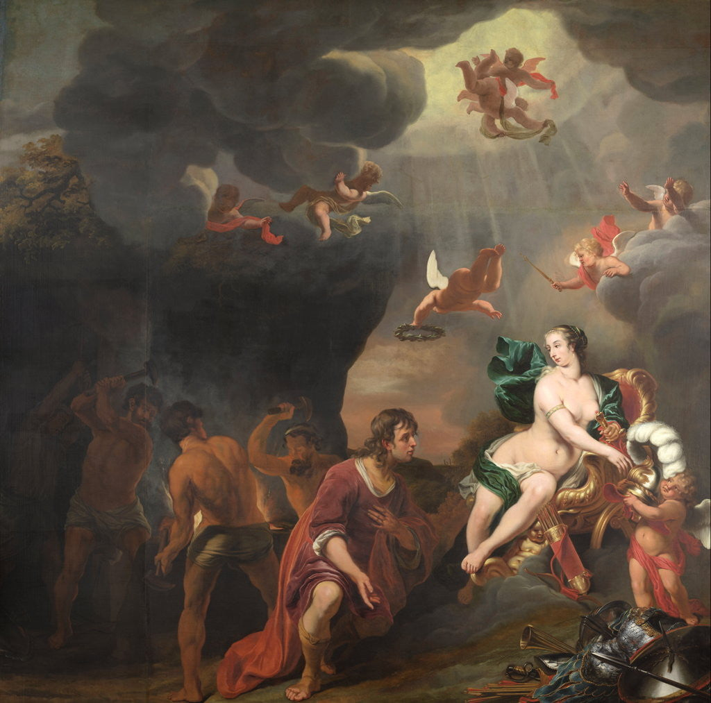 Detail of Aeneas Receiving a New Set of Armour from Venus by Ferdinand Bol