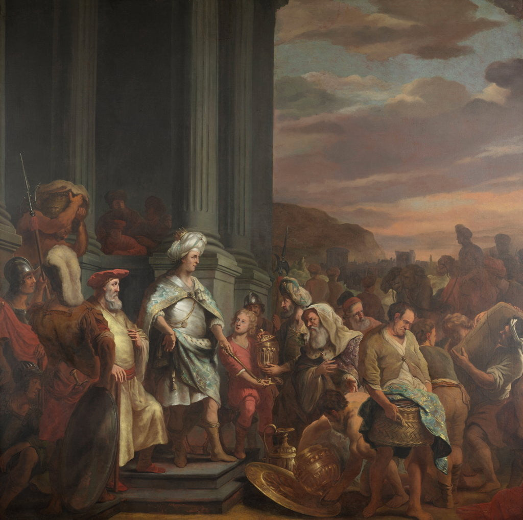 Detail of King Cyrus Handing over the Treasure Looted from the Temple of Jerusalem by Ferdinand Bol