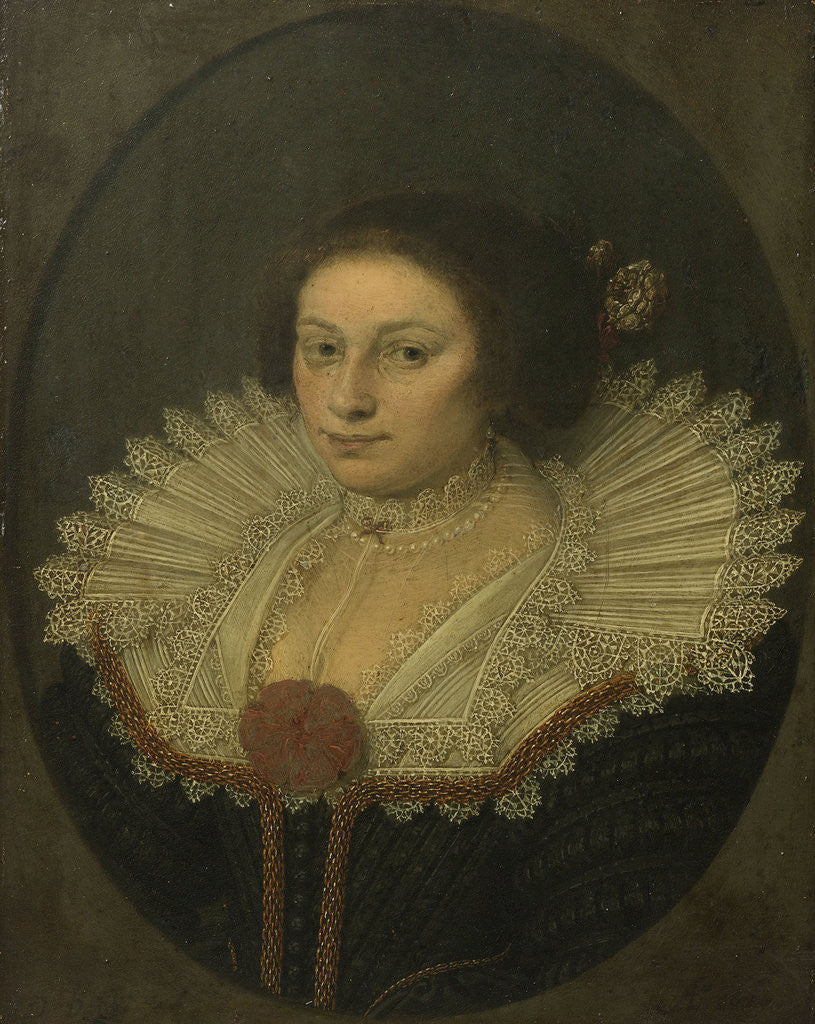 Detail of Portrait of Aertje Witsen by David Bailly