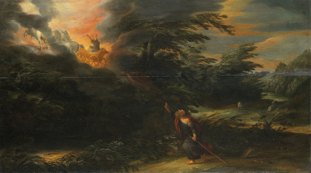 Detail of Eljah Carried up to Heaven in a Chariot of Fire by David Colijns