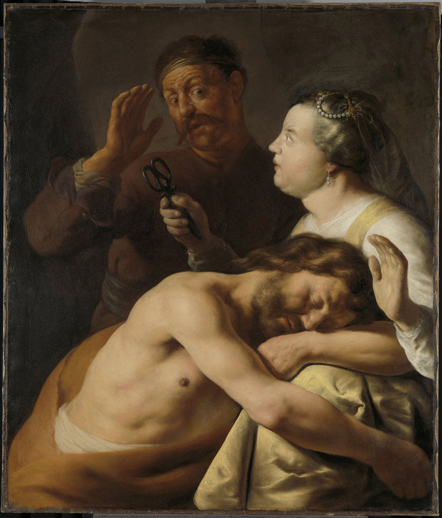 Detail of Samson and Delilah by Jan Lievens