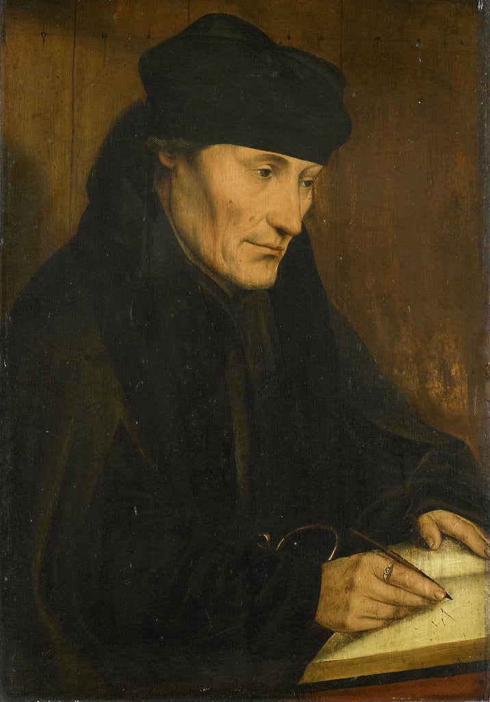 Detail of Portrait of Desiderius Erasmus by Anonymous