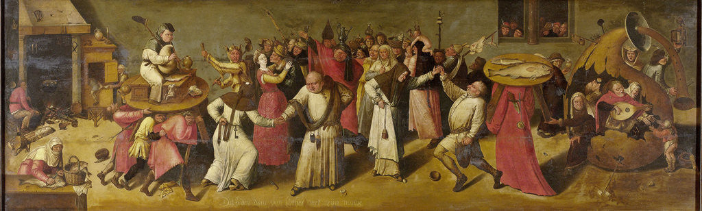 Detail of The Battle between Carnival and Lent by Anonymous