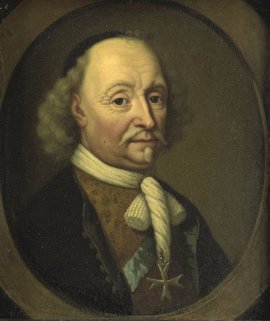 Detail of Portrait of Johan Maurits, count of Nassau-Siegen and governor of Brazil by Michiel van Musscher