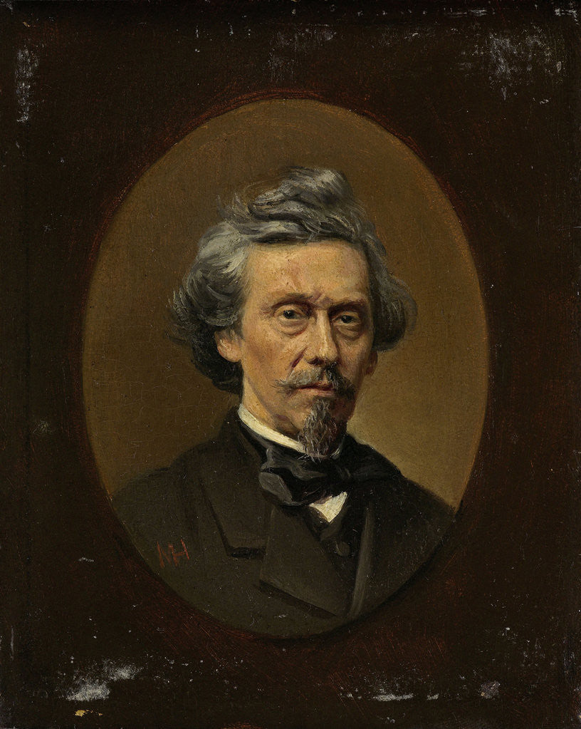 Detail of Petrus Franciscus Greive. Schilder by Meijer Isaäc de Haan
