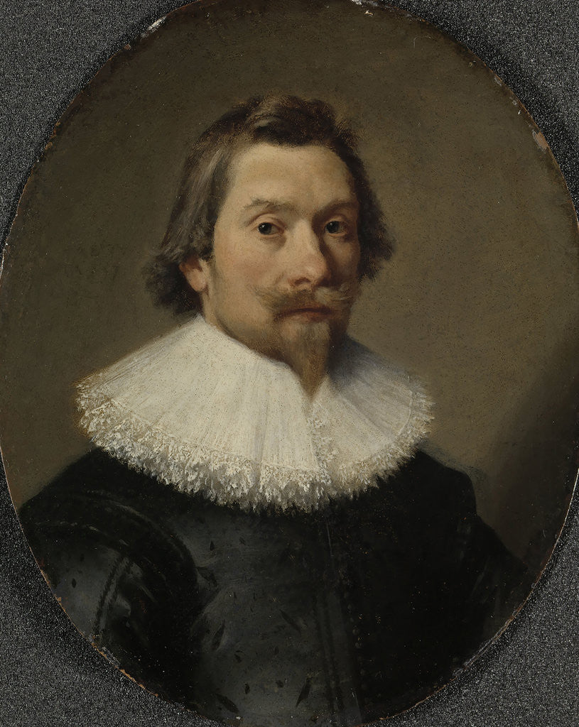 Detail of Portrait of Cornelis Samuelsz van Esch (1594/95-1656) by Anonymous