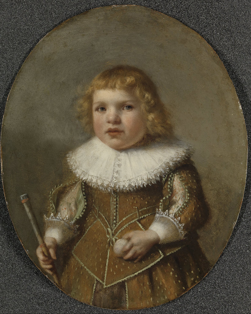 Detail of Portrait of Samuel Cornelisz van Esch by Anonymous
