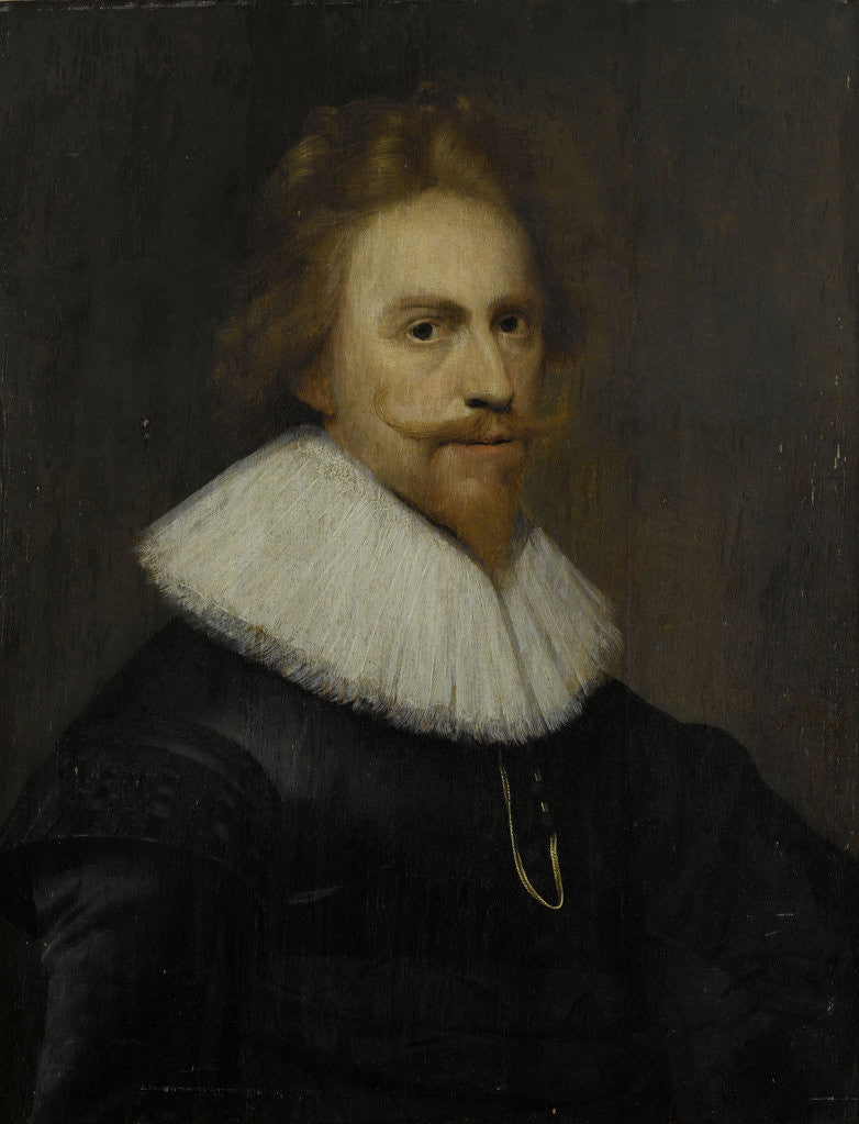 Detail of Self-Portrait by Wybrand de Geest