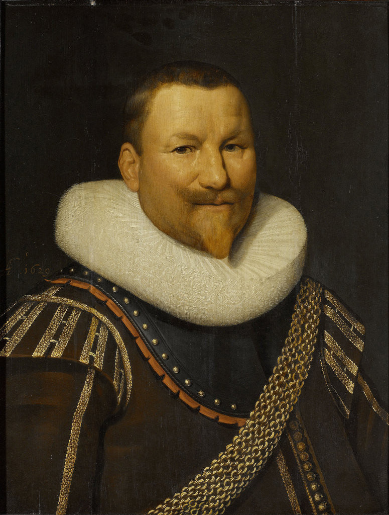 Detail of Portrait of Pieter Pietersz Hein, Lieutenant-Admiral of Holland by Workshop of Jan Daemen Cool