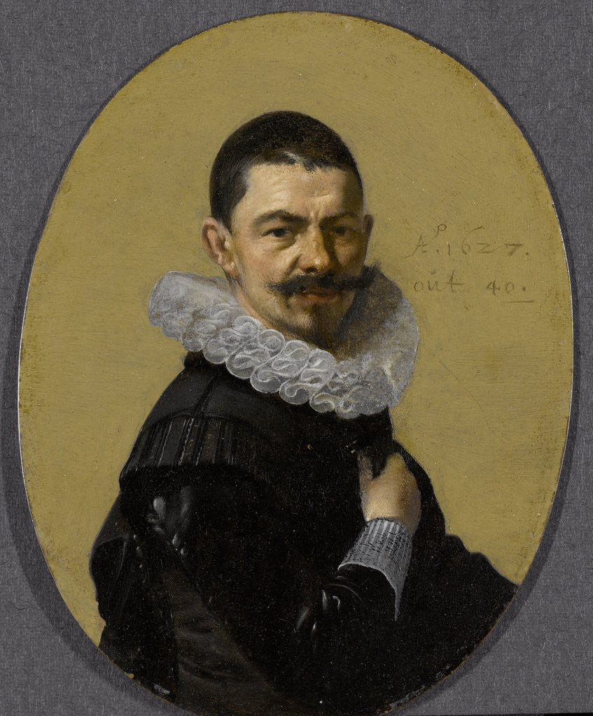 Detail of Portrait of a Man by Willem Cornelisz. Duyster