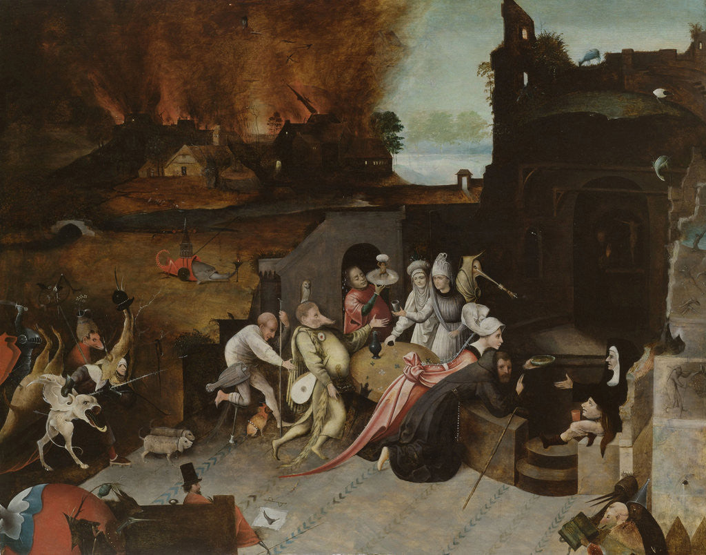 Detail of Temptation of St Antony by Jheronimus Bosch