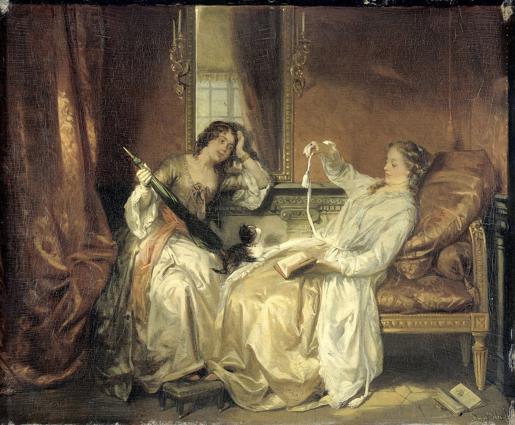 Detail of The conversation by David Bles