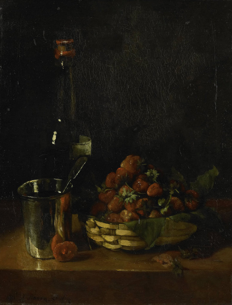 Detail of Still life by François Bonvin