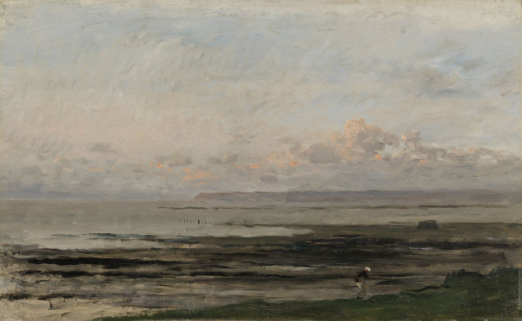 Detail of Beach at Ebb Tide by Charles François Daubigny