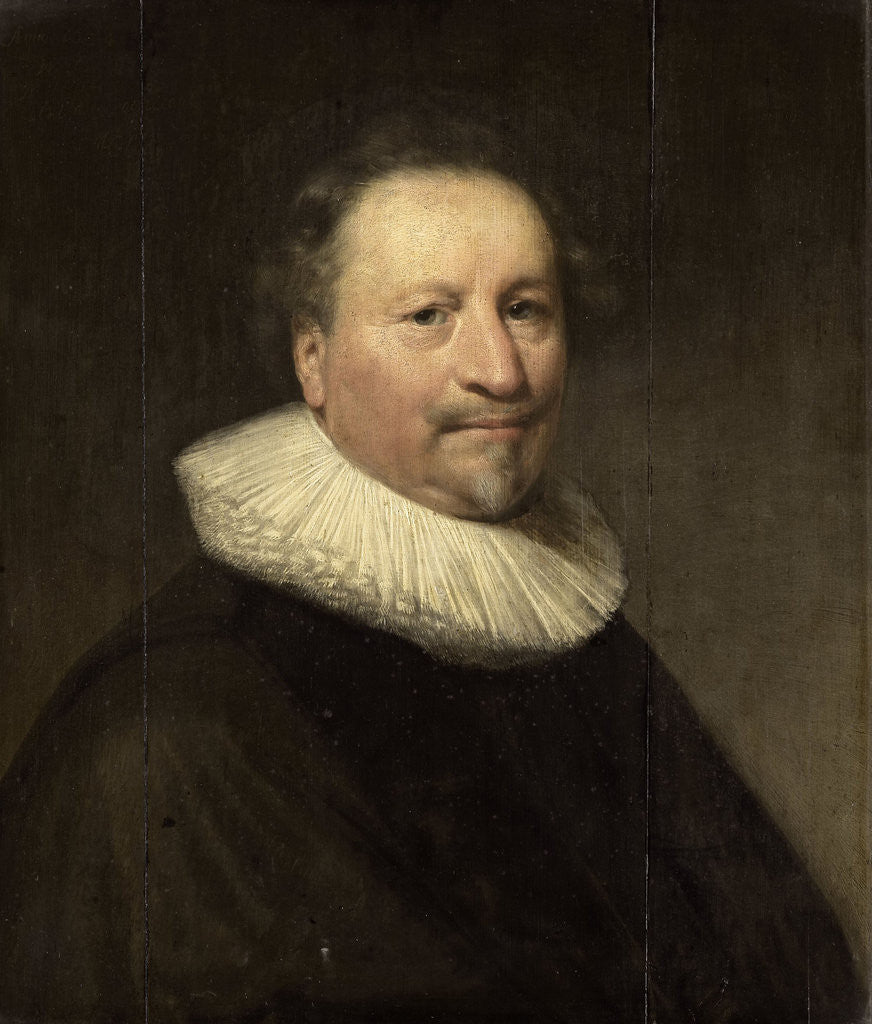 Detail of Portrait of a man, possibly Jan Doublet by Jan Antonisz van Ravesteyn