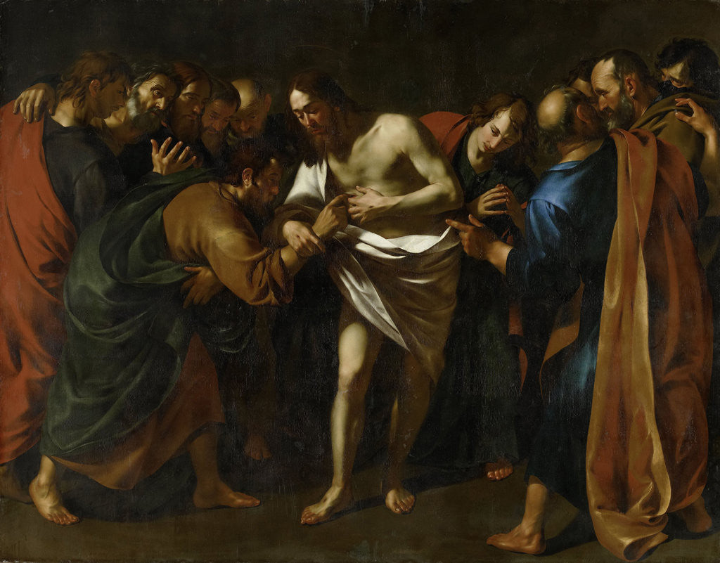Detail of Doubting Thomas by Wouter Pietersz. II Crabeth