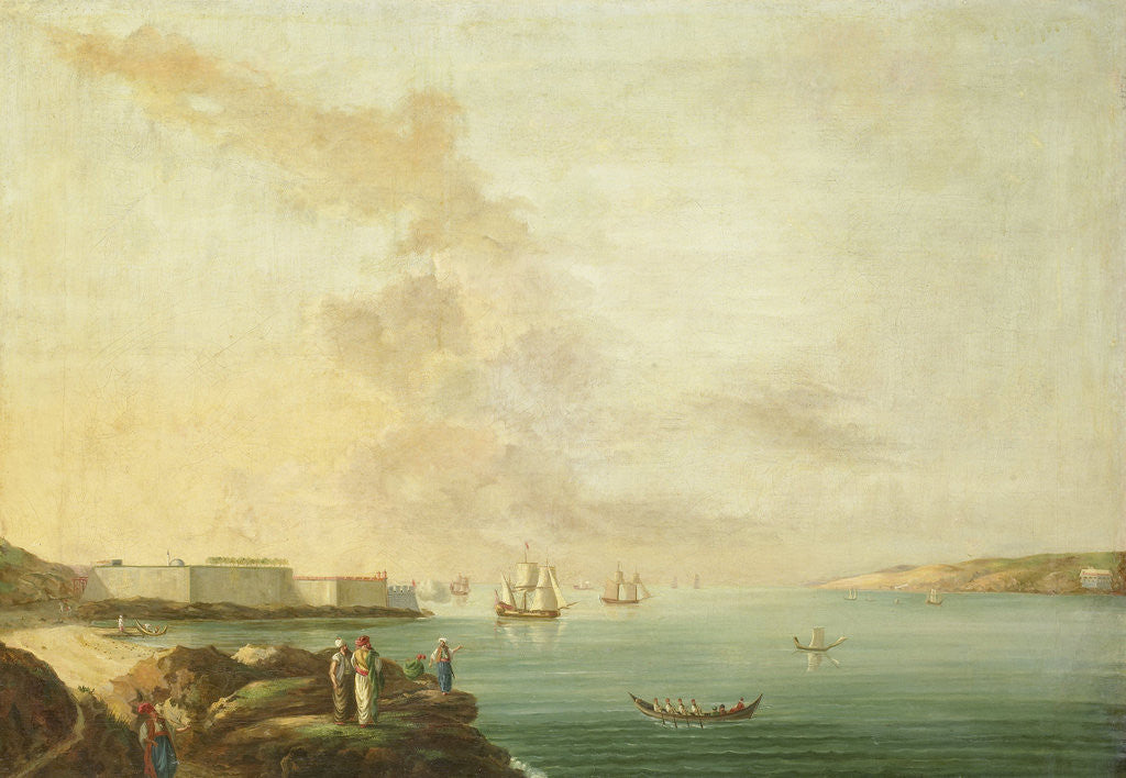 Detail of View of the Dardanelles by Antoine van der Steen