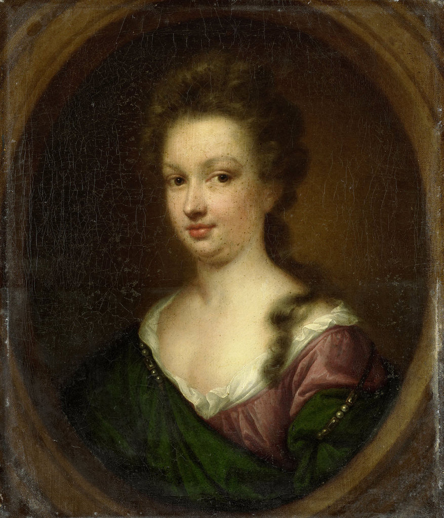 Detail of Portrait of Emerantia van Citters, Sister of Anna van Citters by Simon Dubois