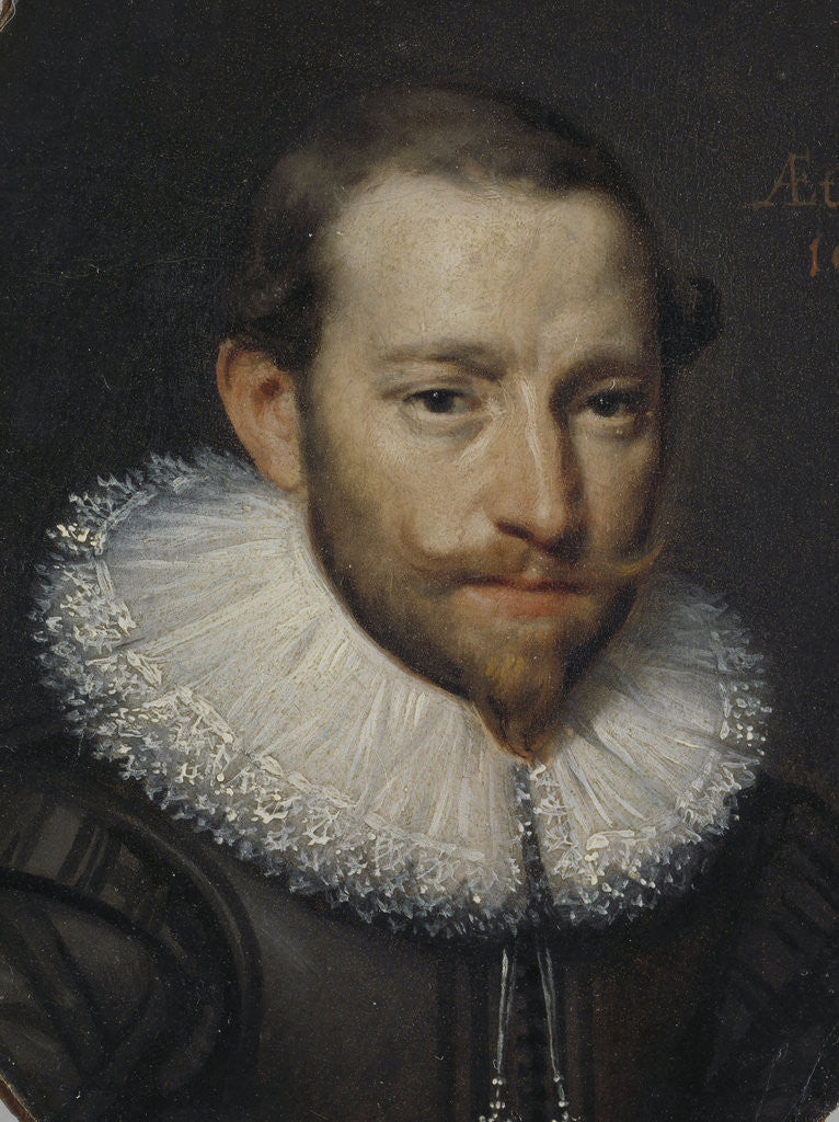 Detail of Portrait of a man by Anonymous