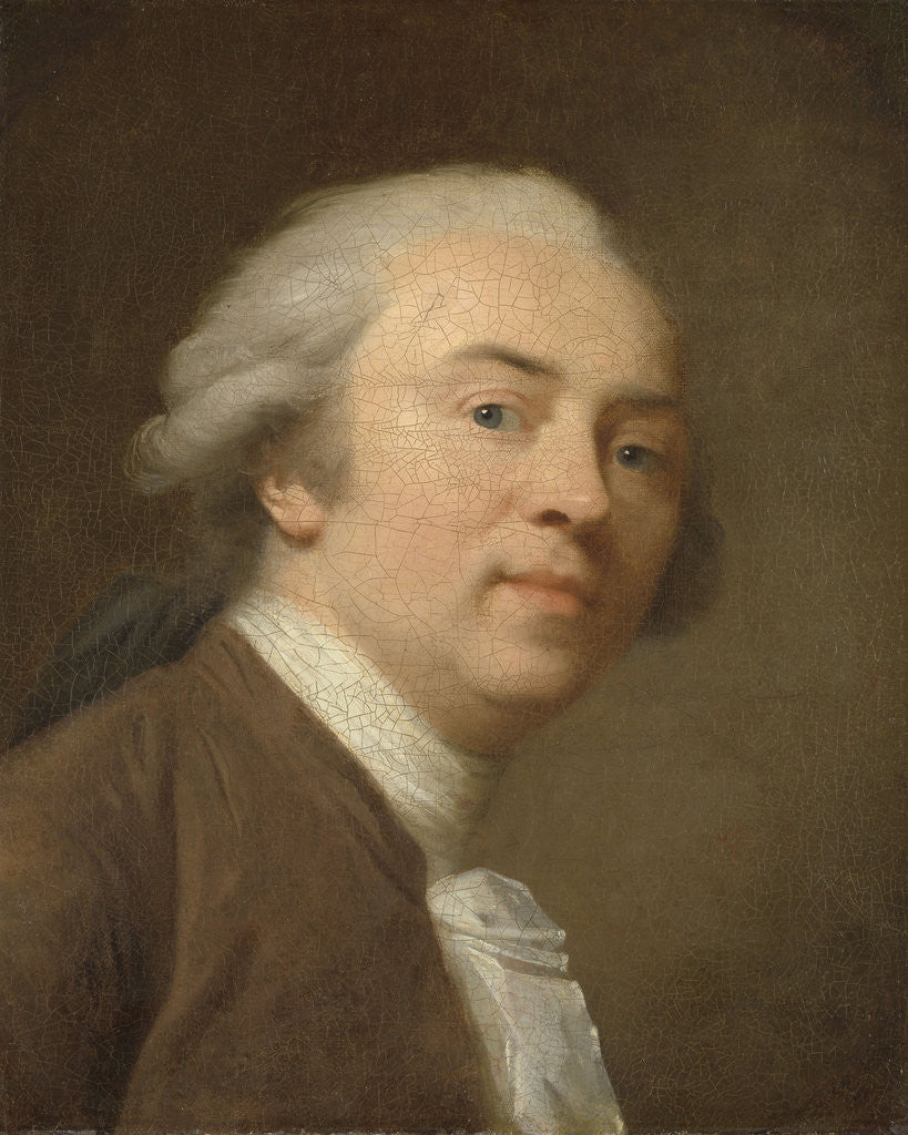 Detail of Self-portrait by Johann Friedrich August Tischbein