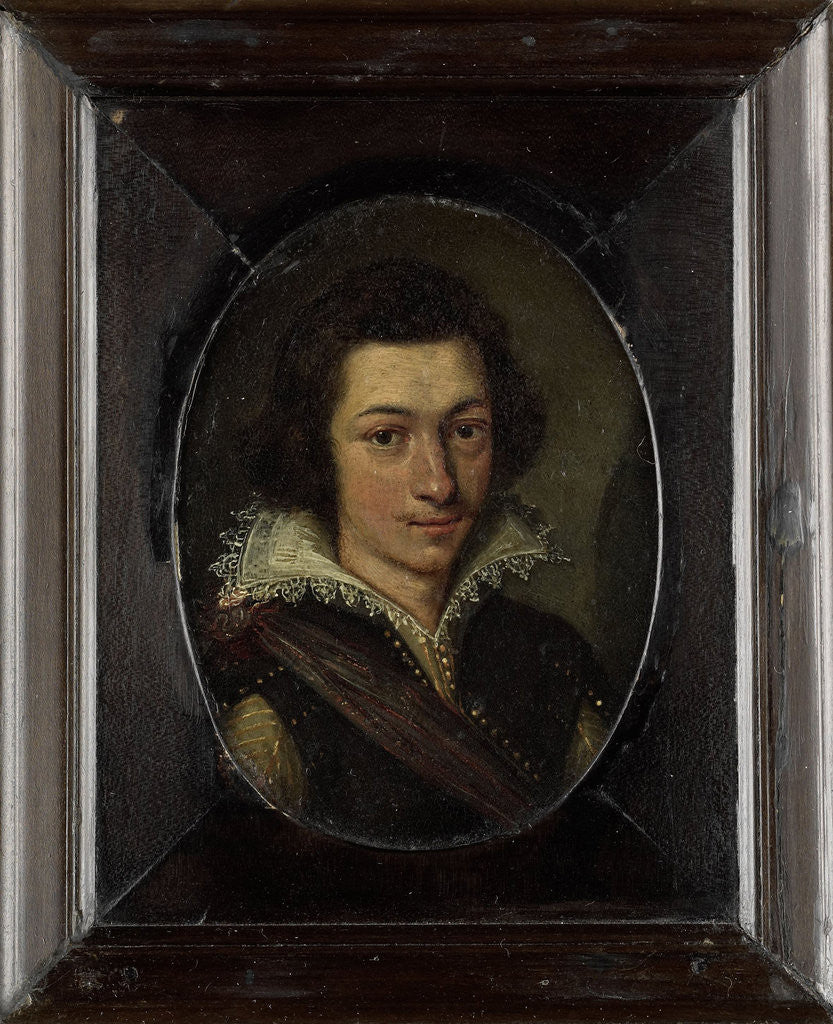 Detail of Portrait of a young man by Anonymous