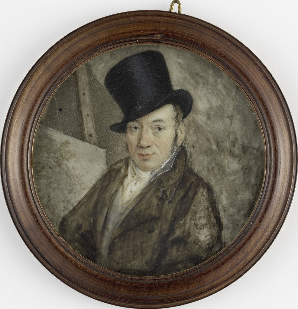 Detail of Self Portrait by Hermanus Fock