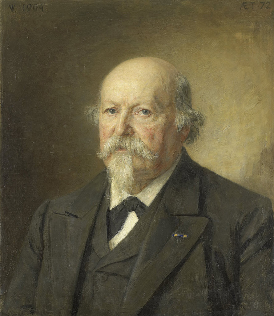 Detail of Johan Philip van der Kellen by Jan Veth
