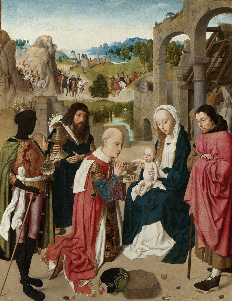 Detail of The Adoration of the Magi by Geertgen tot Sint Jans