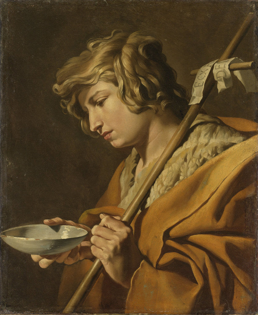 Detail of St John the Baptist by Matthias Stom