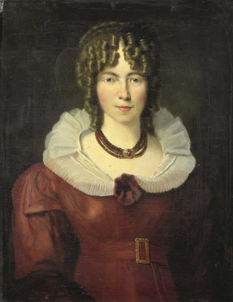 Detail of Portrait of a young Woman by Anonymous