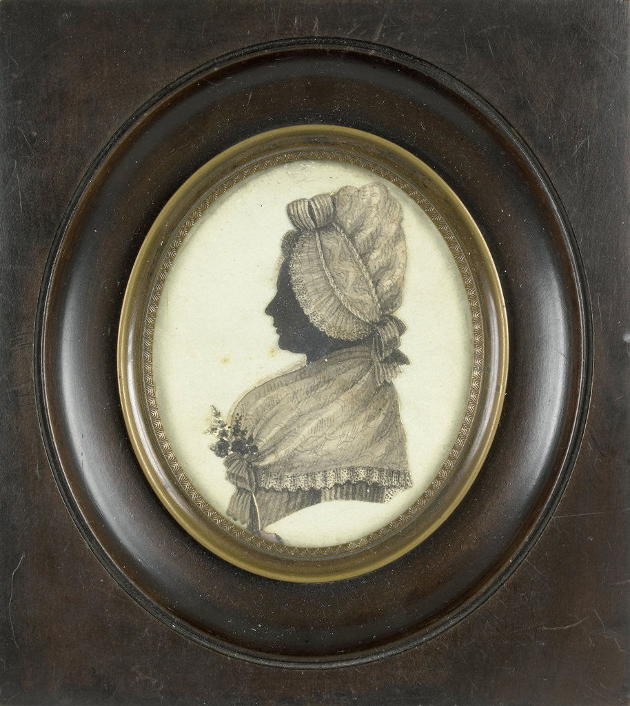 Detail of Portrait of a woman by Anonymous