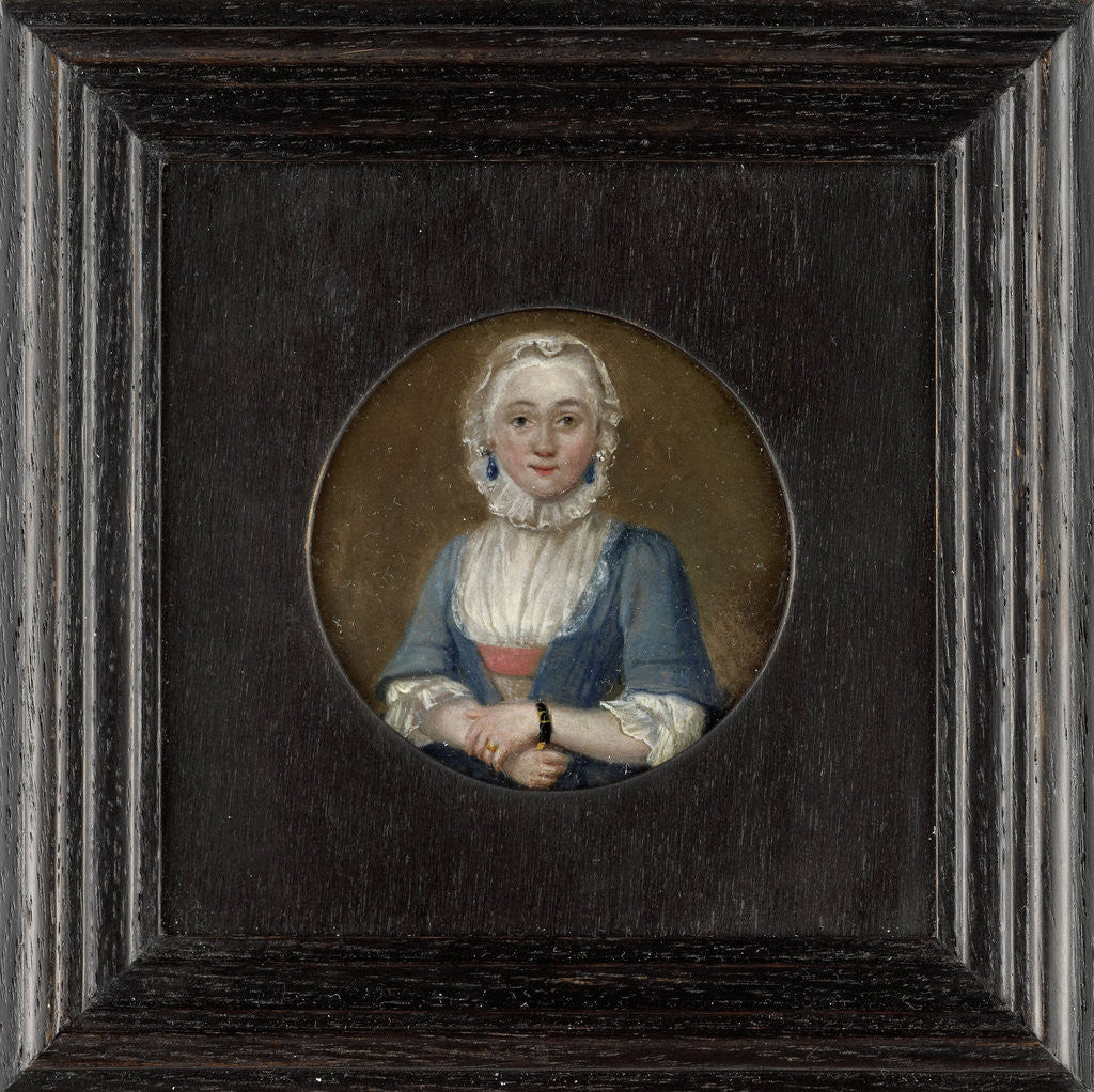 Detail of Portrait of a woman by Anonymous