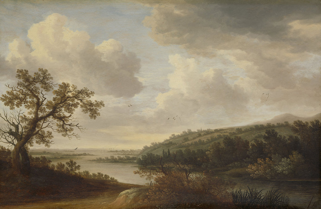 Detail of River view by Johan Pietersz. Schoeff