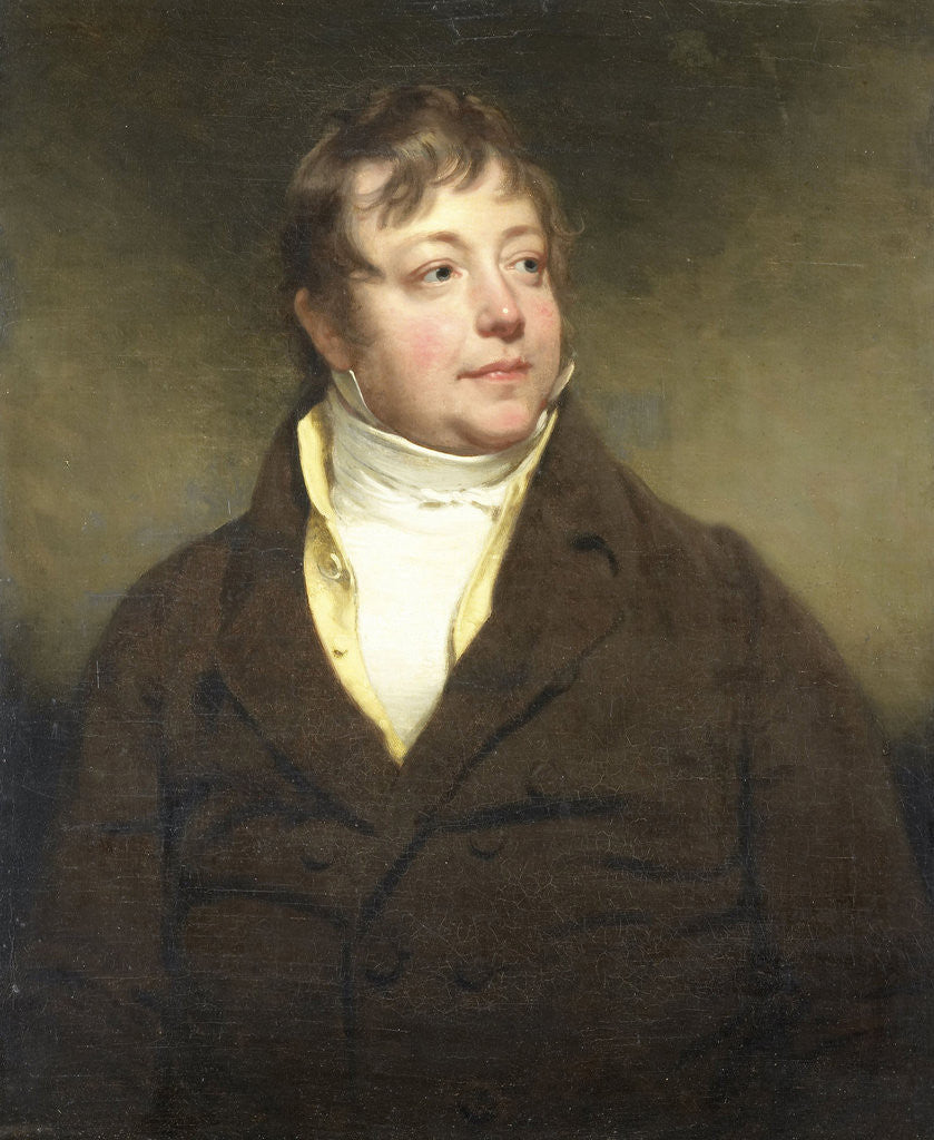 Detail of Portrait of a Man, perhaps J.W. Beynen by Charles Howard Hodges