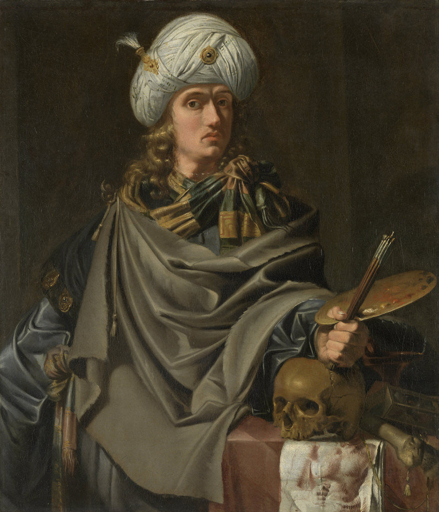 Detail of An antique artist by Johannes van Swinderen
