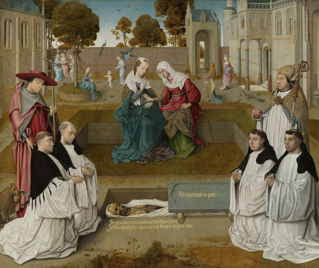 Detail of Memorial tablet by Master of the Spes Nostra